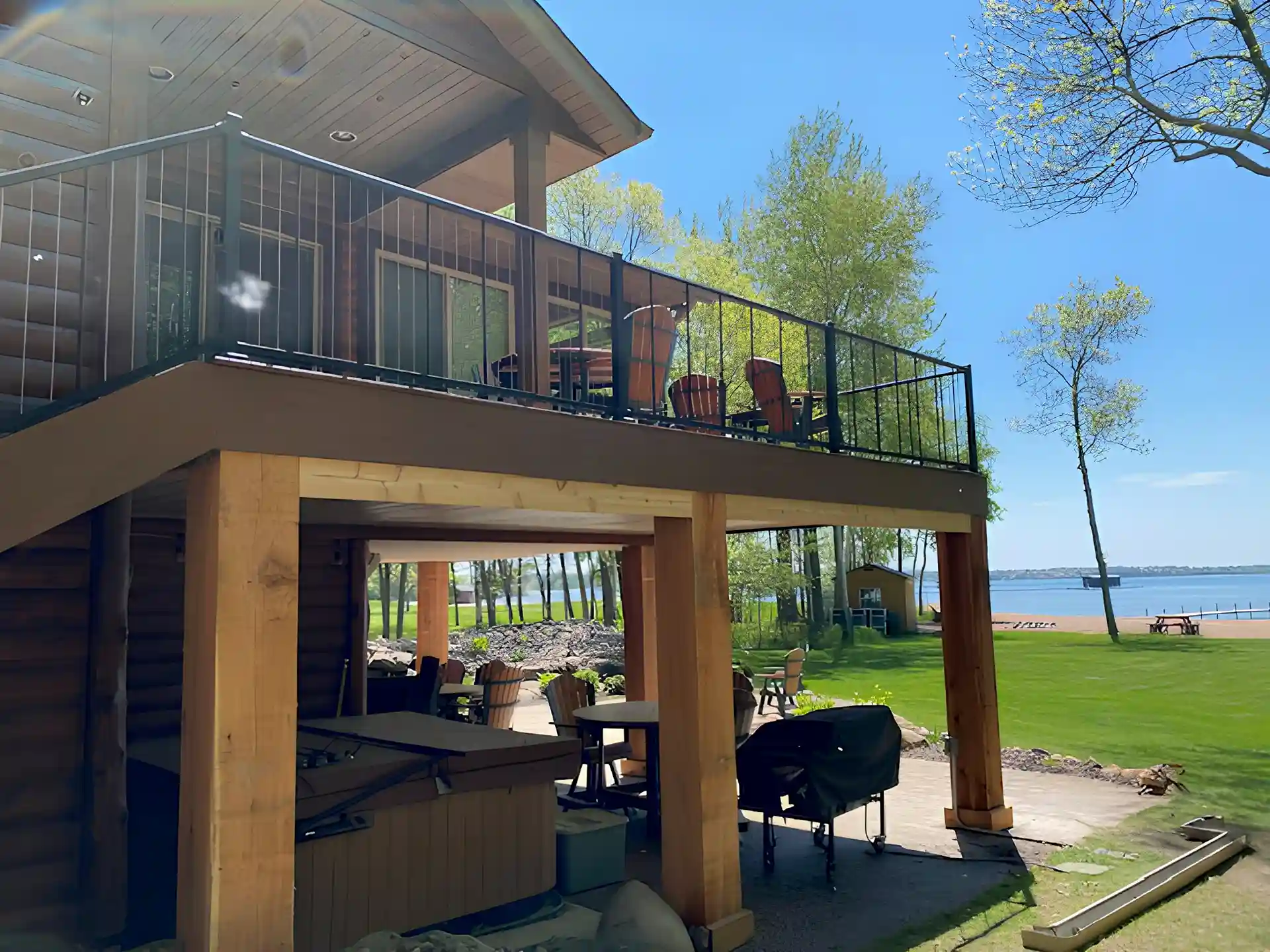 Covered Deck Construction in Minnesota